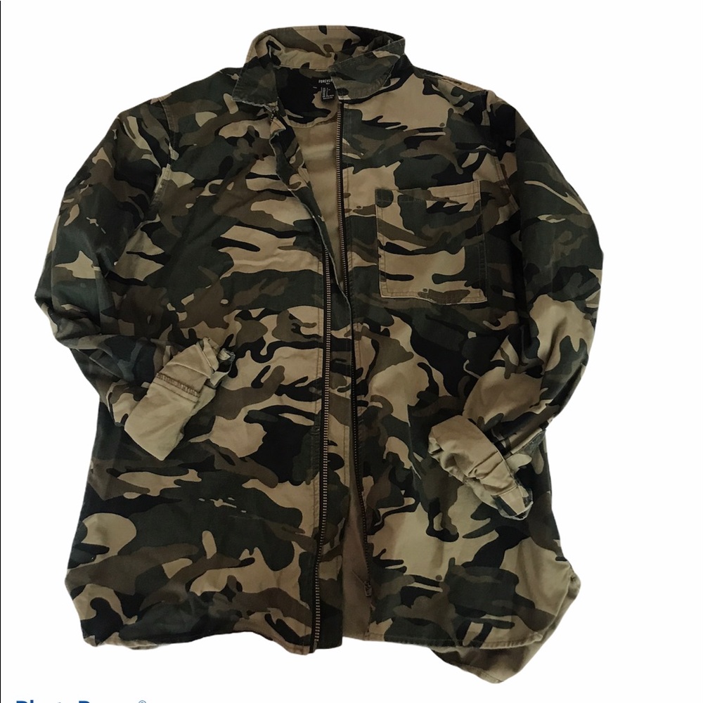 unisex camo jacket